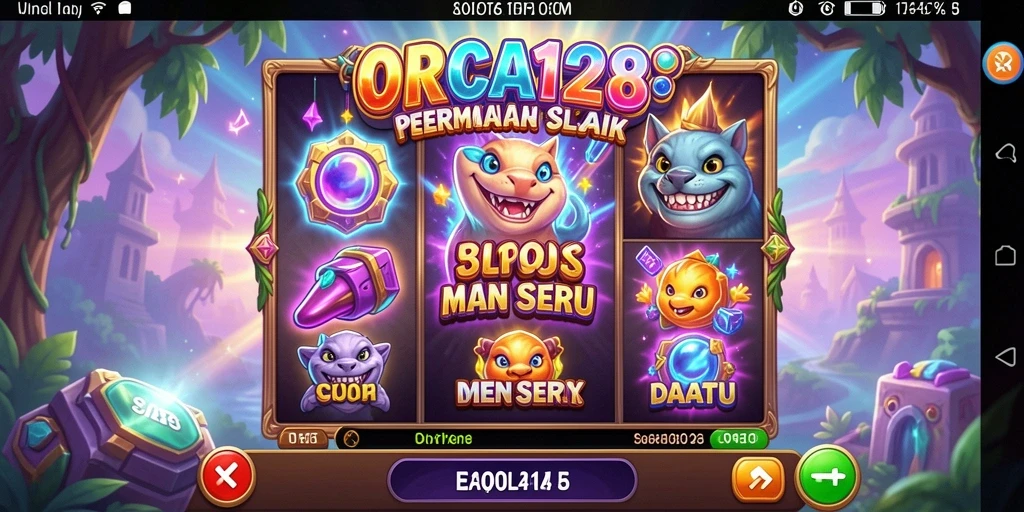 Gameplay ORCA128 dengan grafis Slot yang memikat dan fitur menarik.