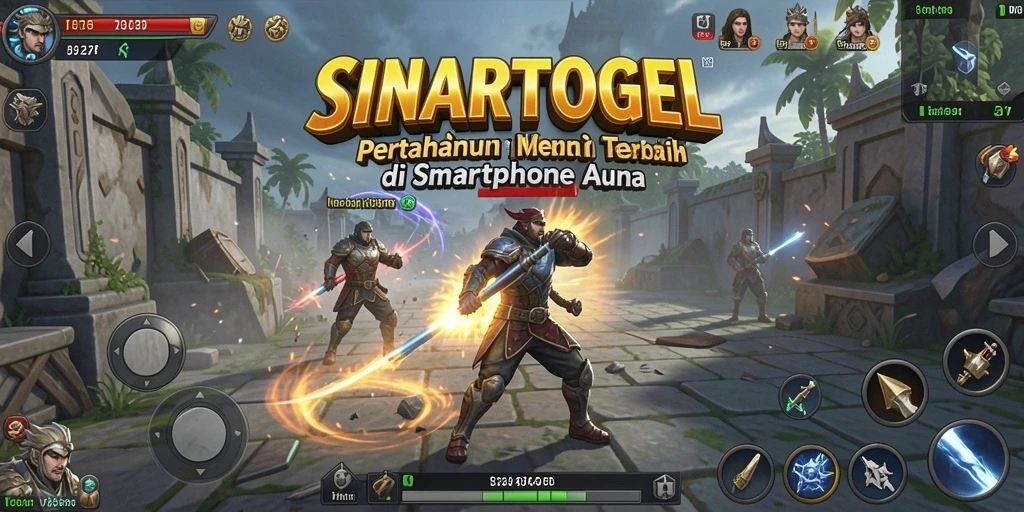 Screenshot gameplay SINARTOGEL menampilkan aksi seru Tower Defense.
